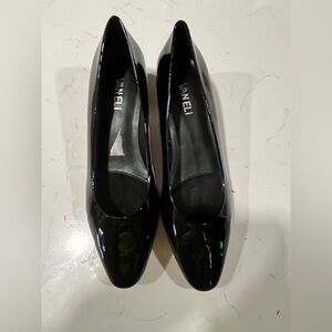 NEW VANELI patent heel in black